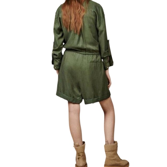New Zara SRPLS Limited Edition Shorts Romper Utility Army Collection - Picture 2 of 9